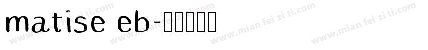 matise eb字体转换